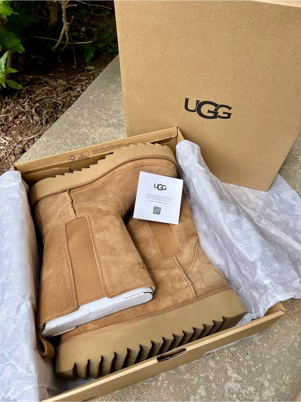 UGG Platform Chelsea Boots